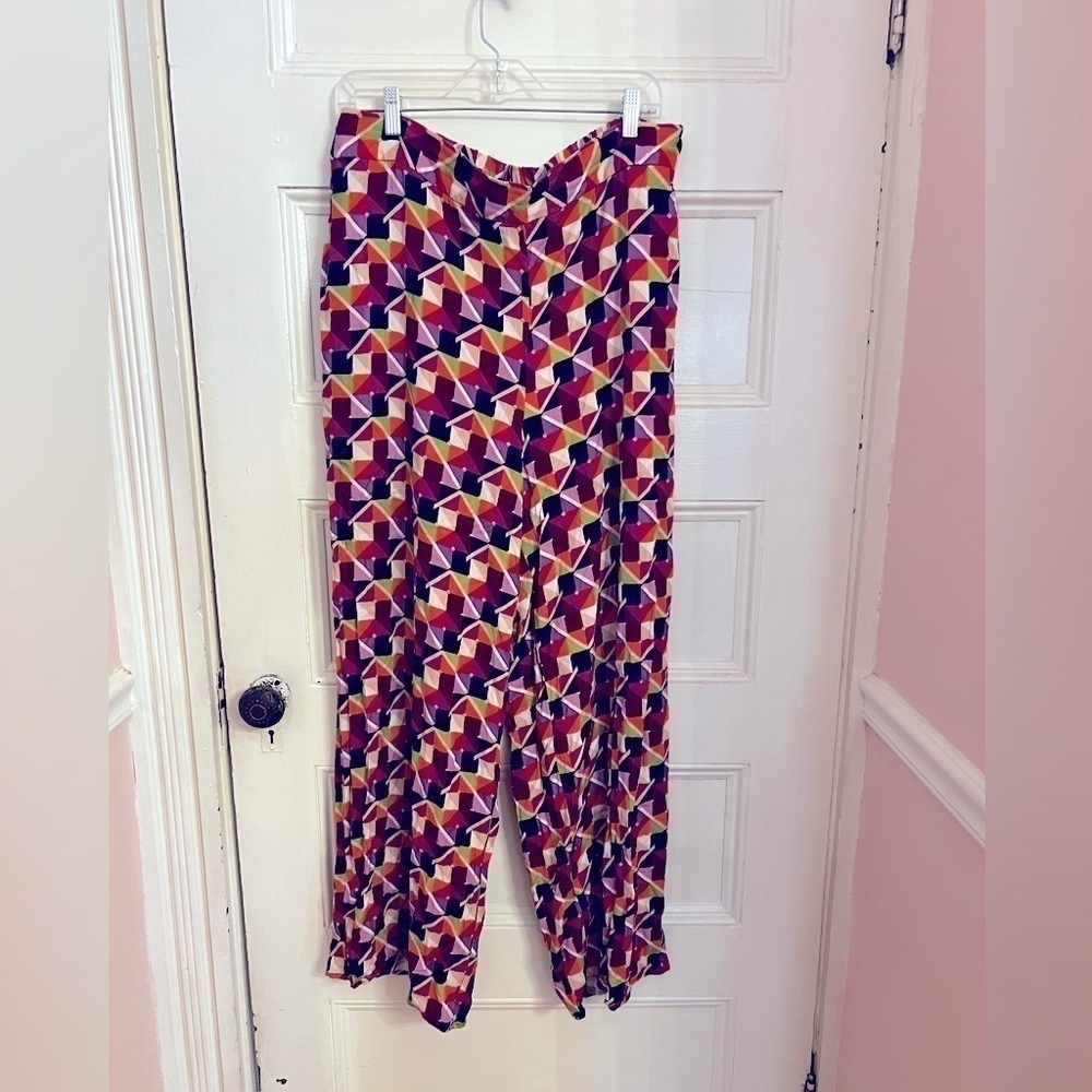 Eloquii Printed Wide Leg Pant